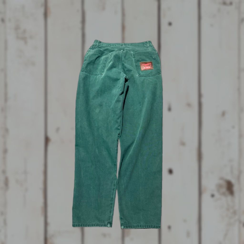 Hugo Boss VINTAGE Hugo Boss Men's Green 5 Pocket Denim Jeans Baggy Skater 34x32 Regular Size 42in Waist Size US 34 / EU 50 - 1 Thumbnail