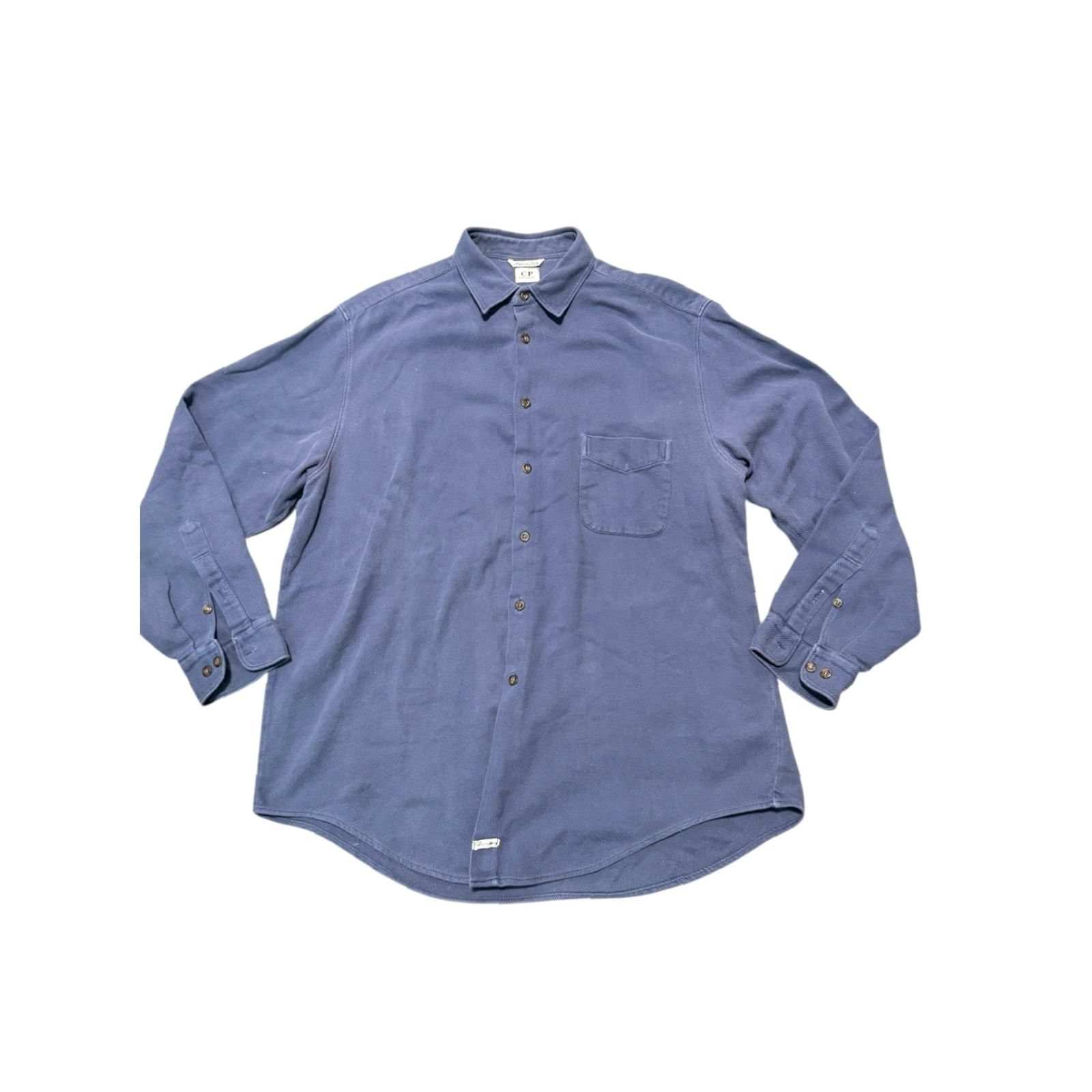 Vintage VINTAGE C.P. COMPANY Shirt XXLarge 6 Blue Cotton Long Sleeve Button-Down Made in Italy Mens Size US S / EU 44-46 / 1 - 2 Thumbnail