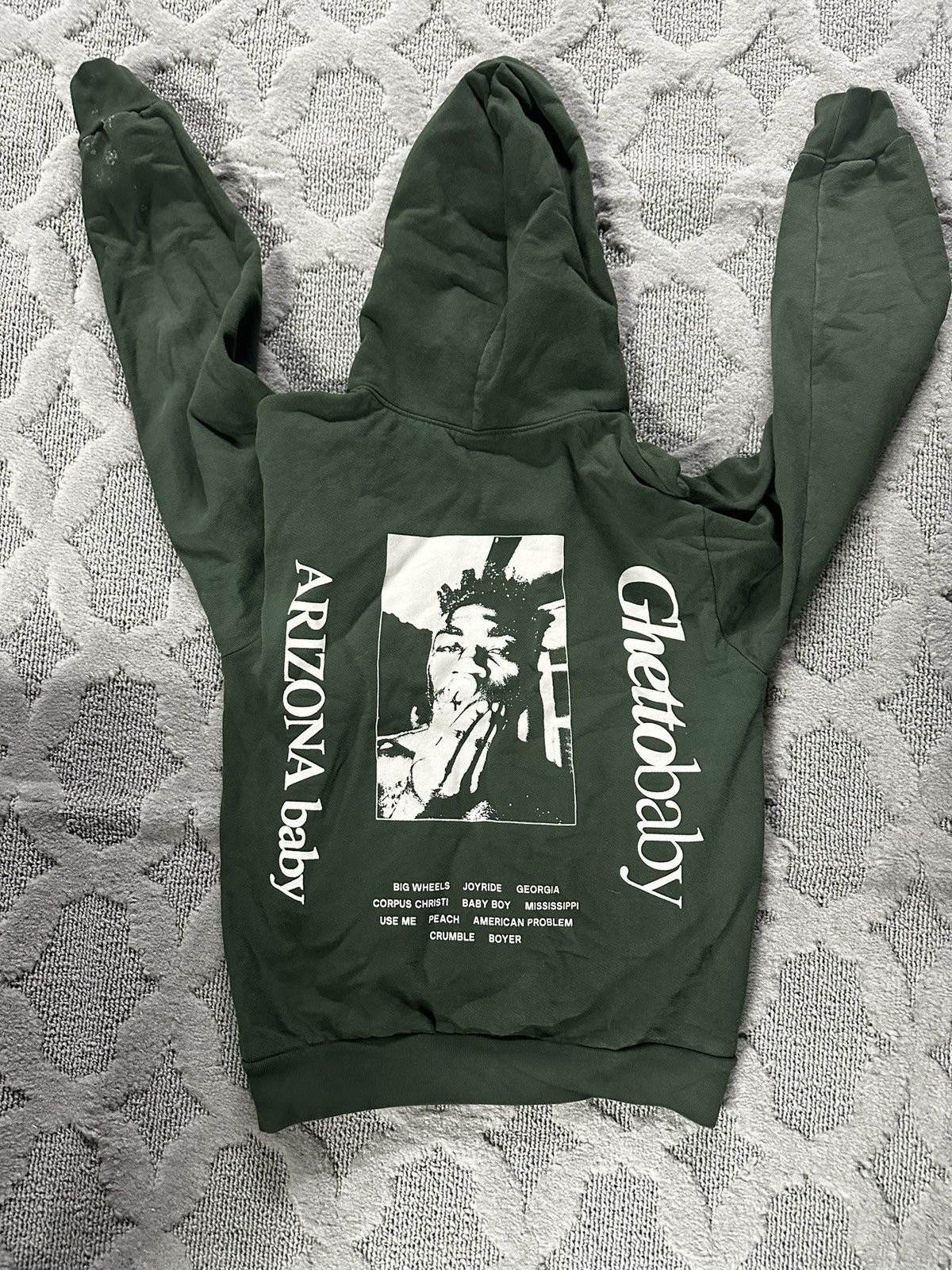 Brockhampton × Holiday Brand Arizona Baby Ghetto baby green hoodie size Small Size US S / EU 44-46 / 1 - 1 Thumbnail
