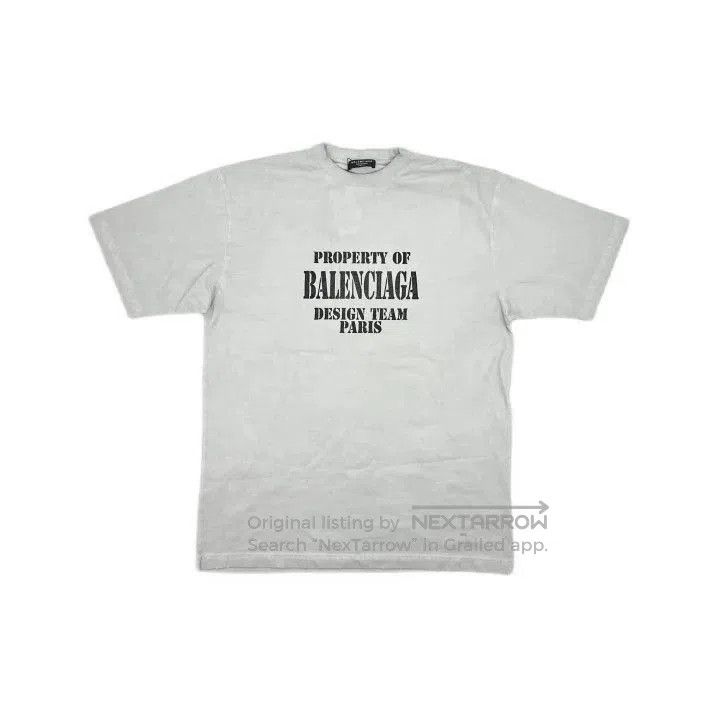 Balenciaga SS22 Logo Print Short Sleeve T.