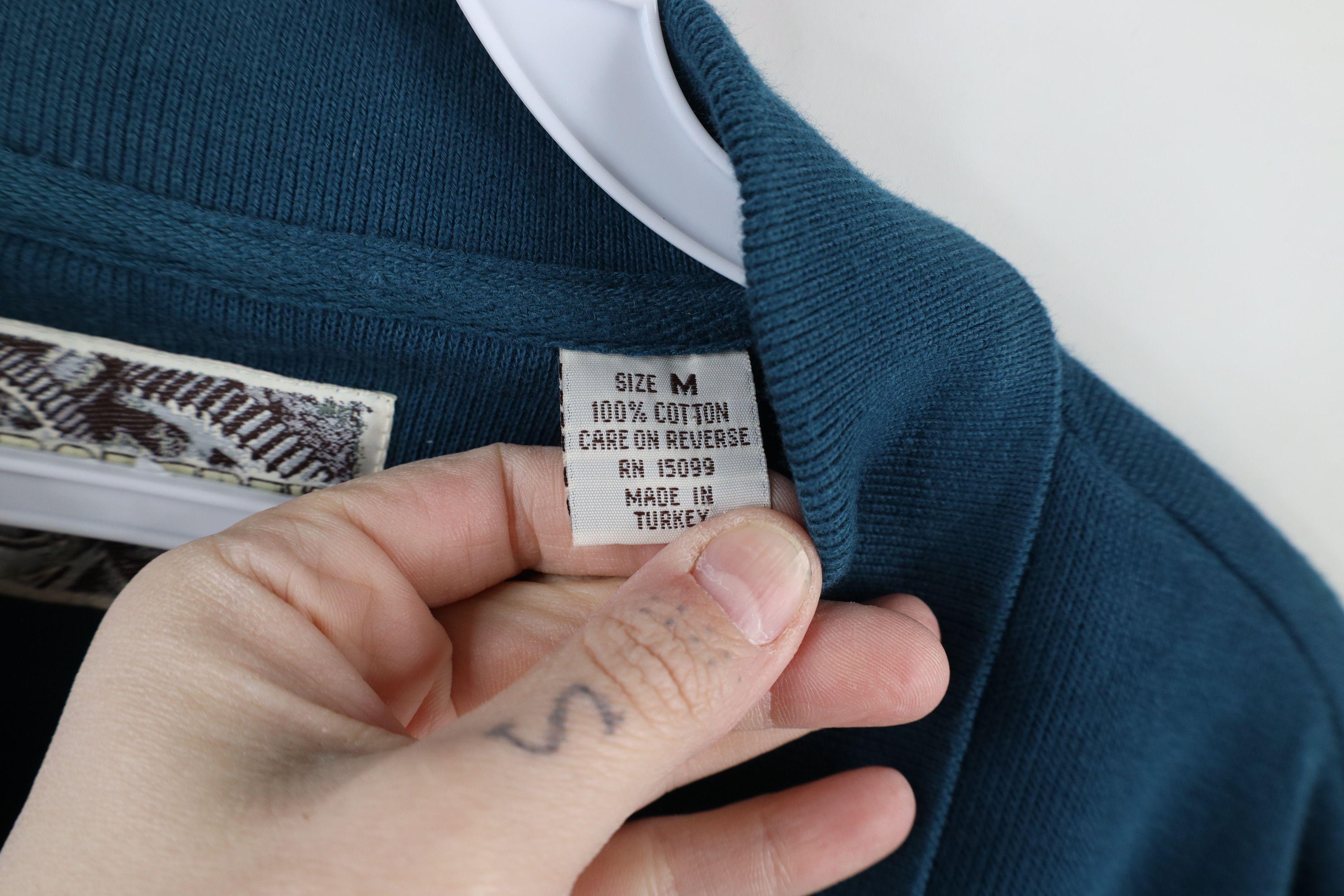 Vintage Vintage 90s Streetwear Ribbed Knit Half Zip Long Sleeve Polo Size US M / EU 48-50 / 2 - 6 Thumbnail
