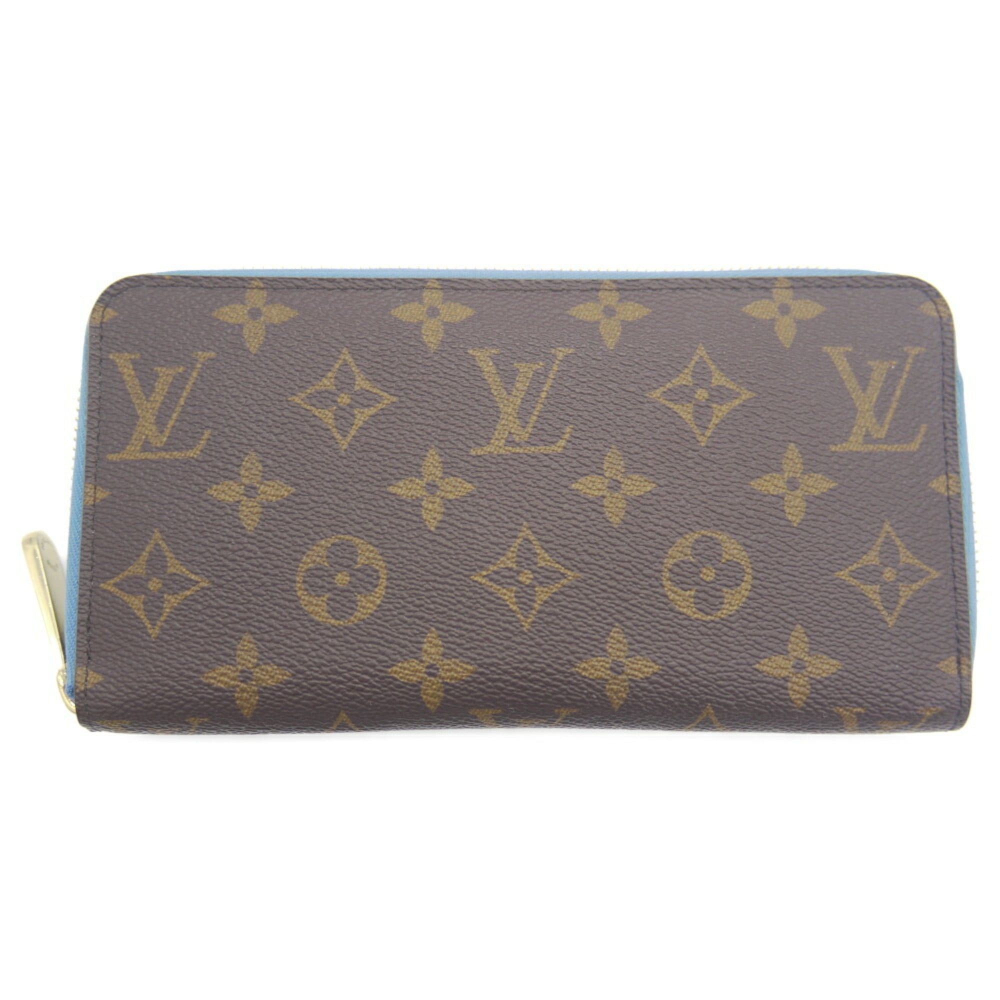 Louis Vuitton Louis Vuitton Zippy Wallet Monogram Blue Jean Long M63894 Size ONE SIZE - 1 Thumbnail
