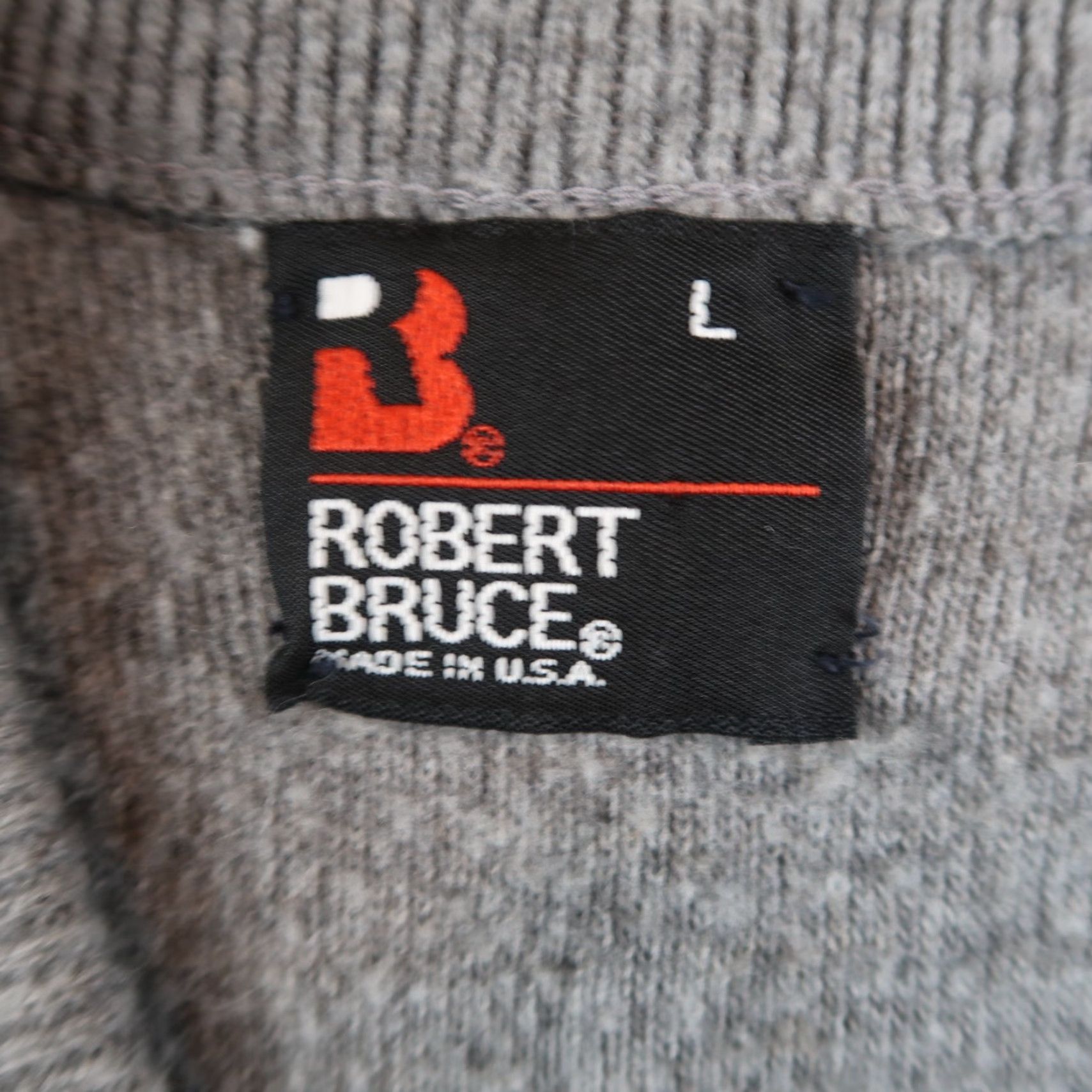 Vintage VINTAGE Robert Bruce Sweater Vest Men's L Gray Floral Knit V-Neck Sleeveless Pattern Pullover USA Brand Size US L / EU 52-54 / 3 - 7 Thumbnail