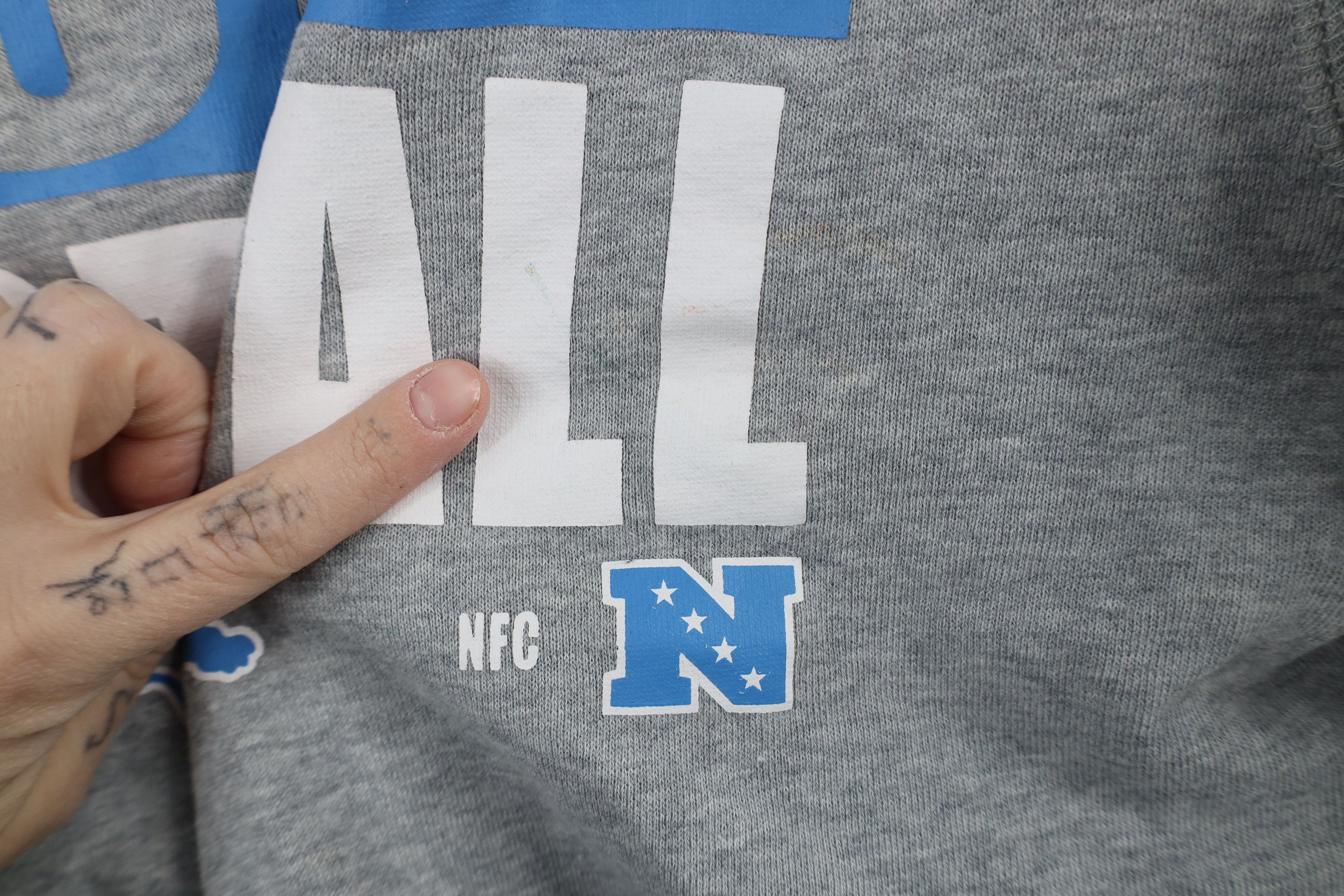 Vintage Vintage Y2K Detroit Lions Football Hoodie Sweatshirt Gray Size US M / EU 48-50 / 2 - 8 Thumbnail