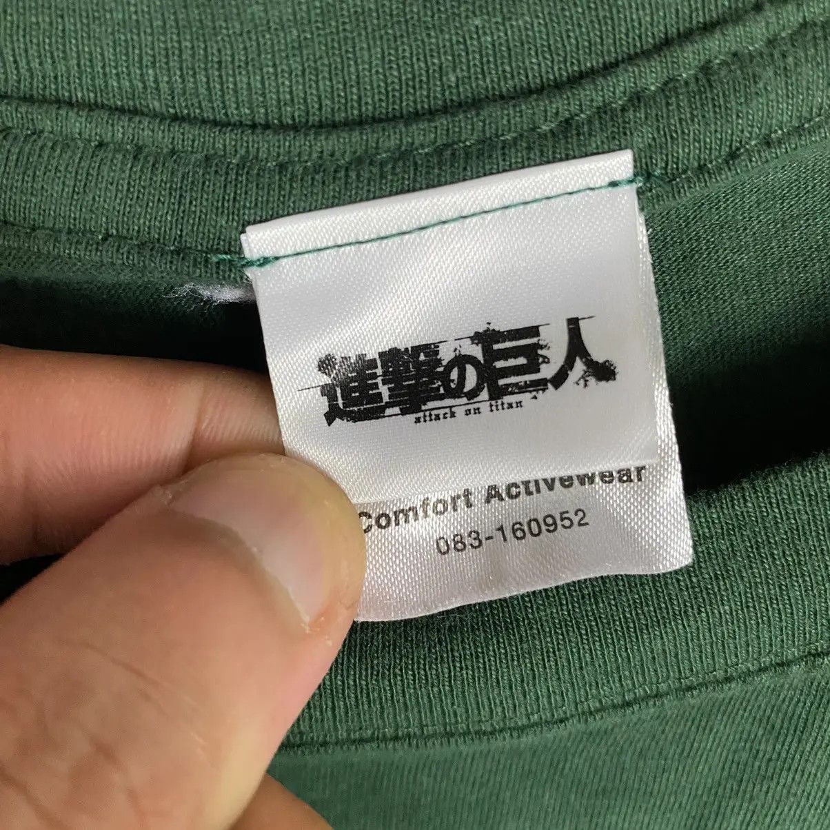 Anime × Japanese Brand × Vintage VINTAGE 00's ATTACK ON TITAN LEVI ACKERMAN ANIME TEE Size US L / EU 52-54 / 3 - 6 Thumbnail