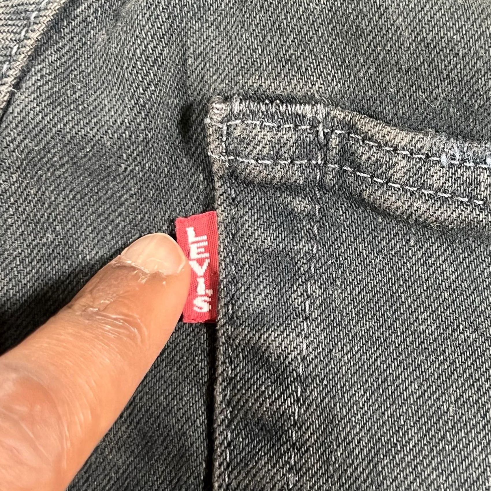 Levi's VINTAGE? Levi's 512 Slim Taper Jeans Black 29x32 Stretch Men New Distressed STRETCH Slim Fit Regular Size 29 32? Size US 29 - 6 Thumbnail
