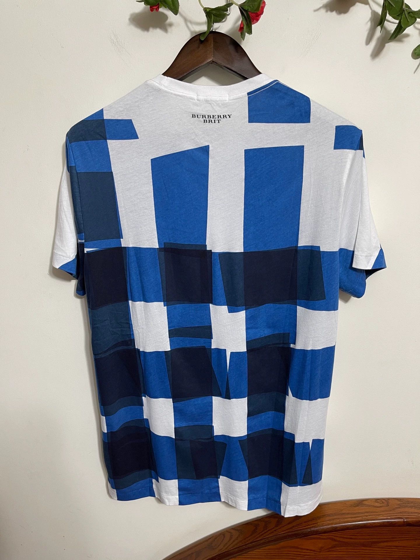 Burberry Burberry Slim Color Block Print Short Sleeve T XL Size US XL / EU 56 / 4 - 2 Thumbnail