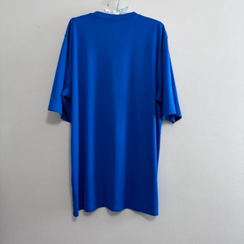 Adidas Adidas royal blue short sleeve athletic shirt size XL Size US XL / EU 56 / 4 - 3 Thumbnail
