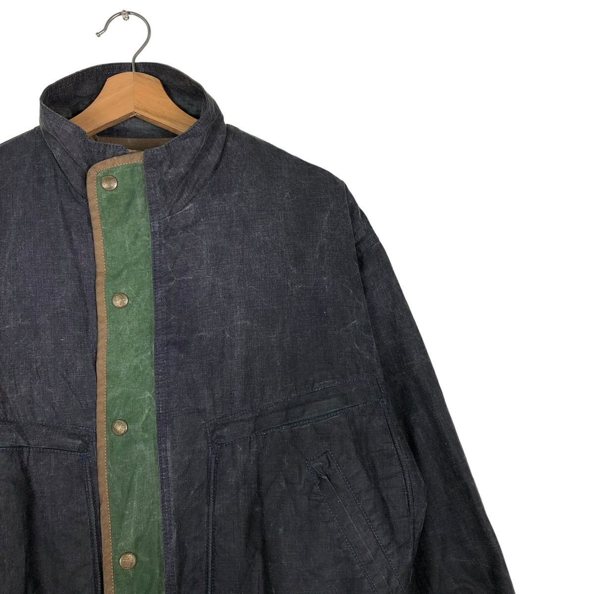 Japanese Brand 🔥VINTAGE BOMBER JACKET PARACHUTE BIKER FLYING GEAR SCENE Size US M / EU 48-50 / 2 - 8 Thumbnail