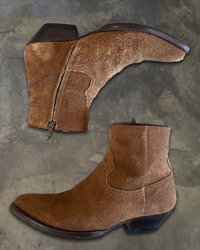 Saint Laurent Paris SAINT LAURENT SS2015 SANTIAG SUEDE BOOTS Size US 8 / EU 41 - 3 Thumbnail