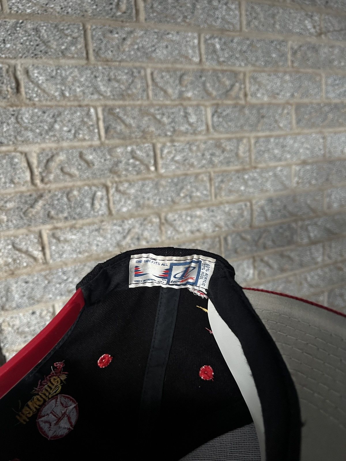 Logo Athletic × Sports Specialties × Vintage Vintage 90’s NASCAR Wool Logo Athletic D Cut SnapBack Hat Size ONE SIZE - 3 Thumbnail