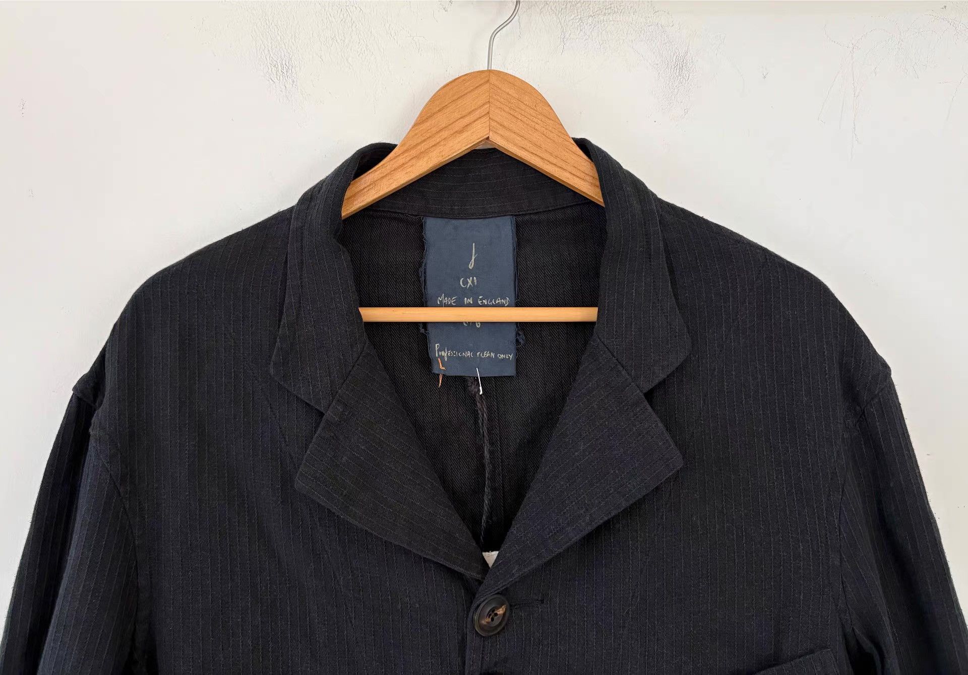 John Alexander Skelton John Alexander Skelton Charcoal Striped Coat Ｑ21 Size US L / EU 52-54 / 3 - 3 Thumbnail