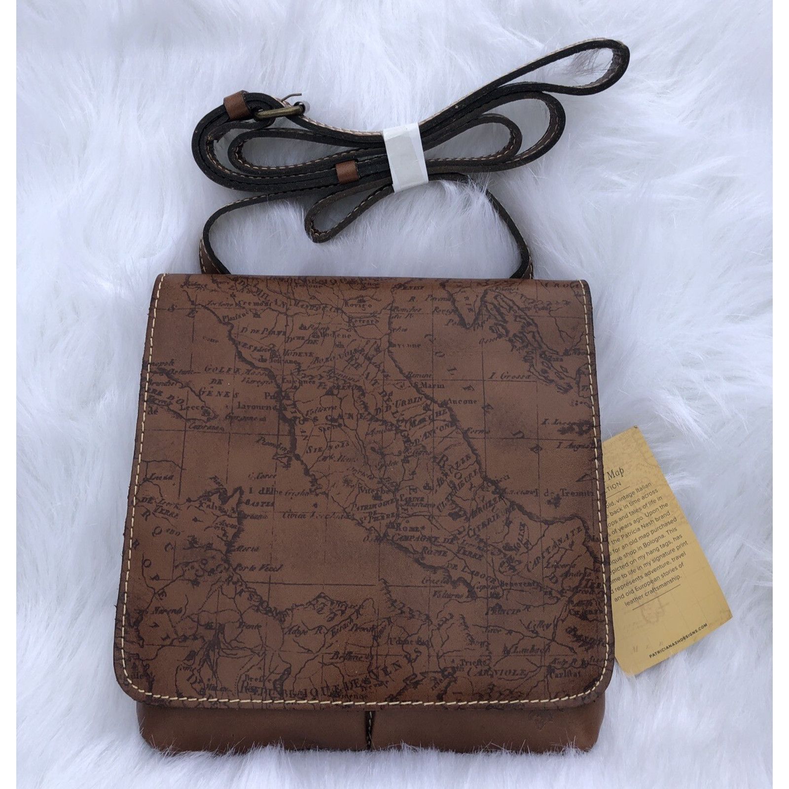 Patricia Nash Patricia Nash Map Print Riot Rus Crossbody Bag B000581 Size ONE SIZE - 1 Thumbnail