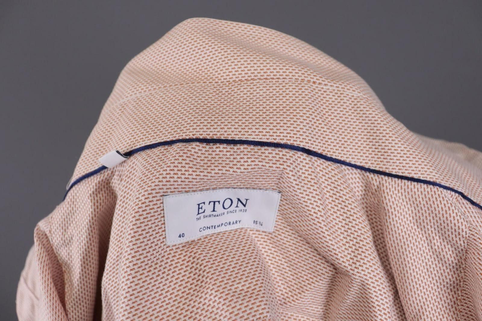 Eton Eton Contemporary Fit Signature Twill Shirt 40 / 15.75 Size US M / EU 48-50 / 2 - 11 Thumbnail