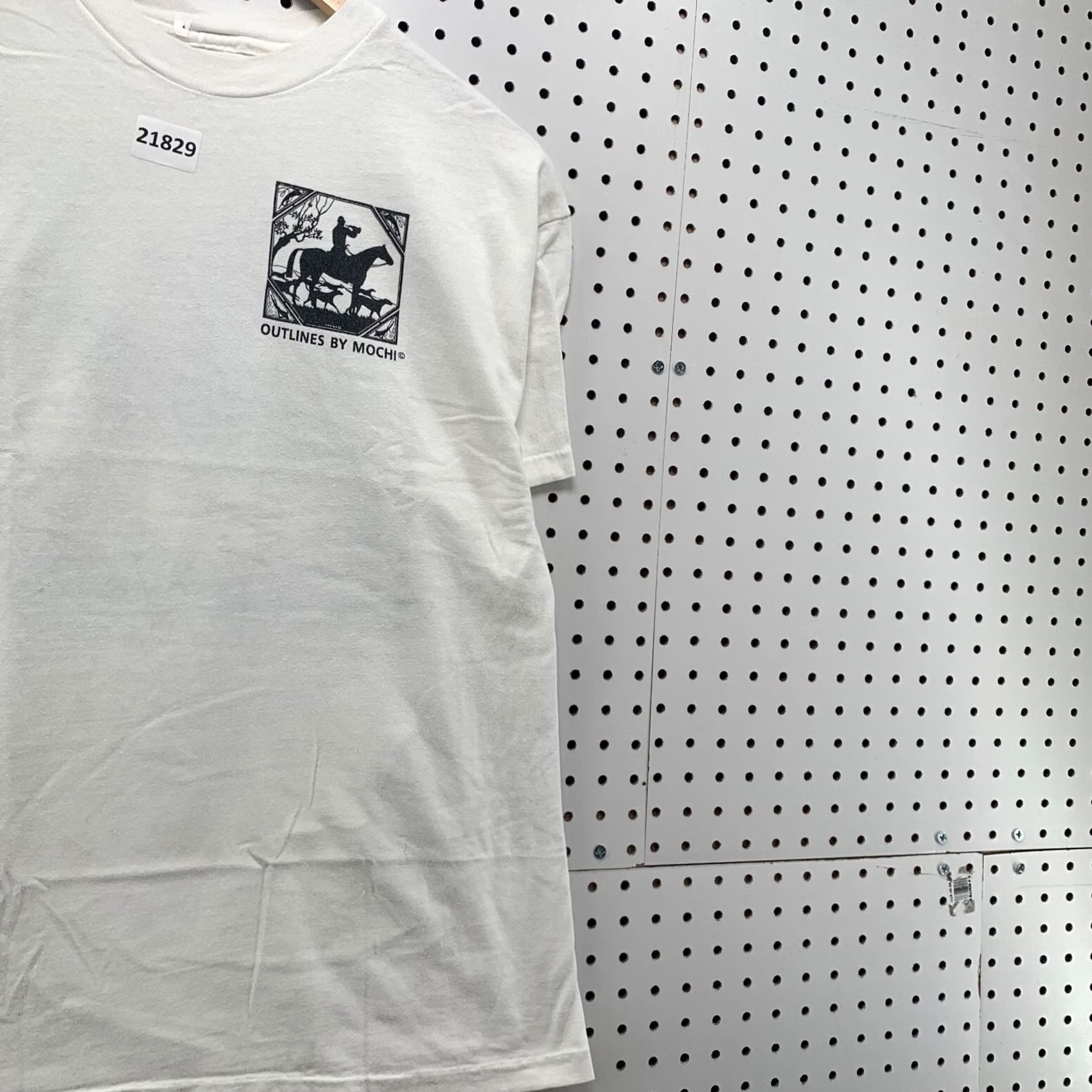 Vintage VINTAGE UGO Mochi Shirt White Single Stitch Artist TEE Adult Large 21x28.5 Size US L / EU 52-54 / 3 - 4 Thumbnail