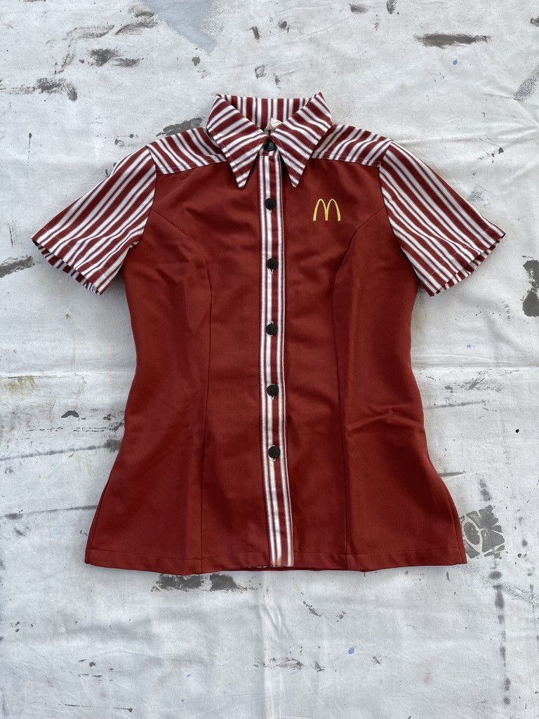 Vintage Vintage 1970s McDonalds Full Employee Uniform Size XL / US 12-14 / IT 48-50 - 1 Thumbnail