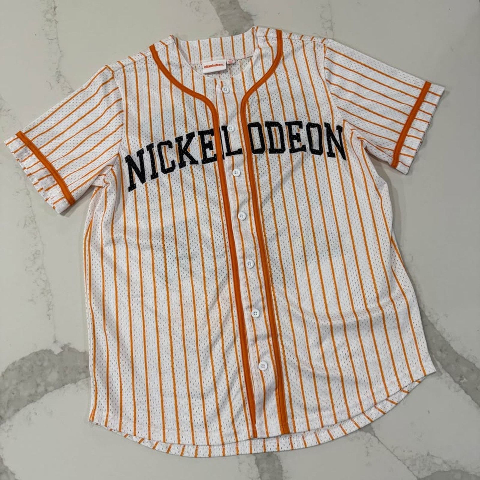 Nickelodeon Nickelodeon y2k Retro Graphic Baseball Jersey Men's Medium Size US M / EU 48-50 / 2 - 1 Thumbnail