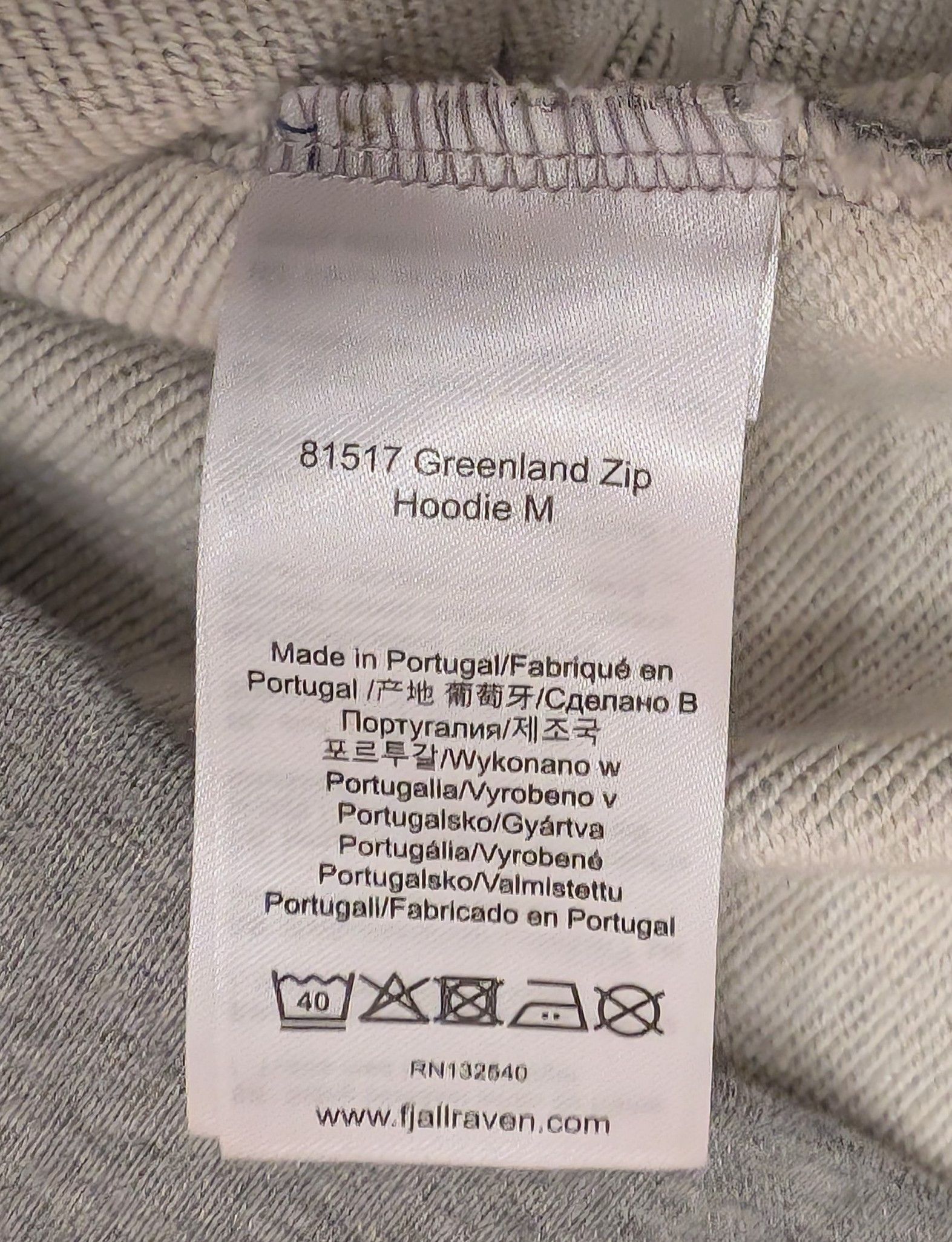 Fjallraven Fjallraven Greenland Full Zip Hoodie Made in Portugal Size US M / EU 48-50 / 2 - 4 Thumbnail
