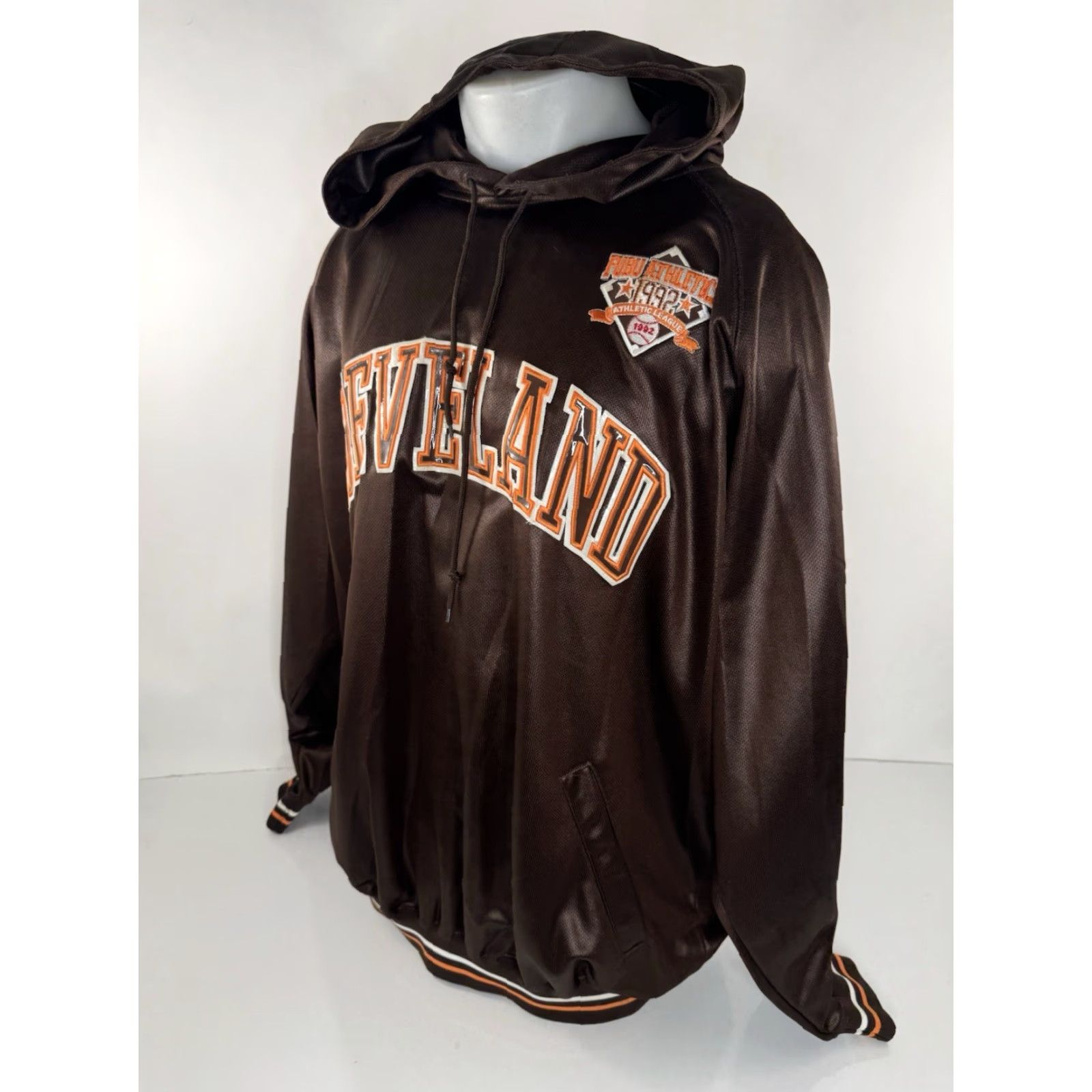 Fubu FUBU Hoodie 2XL 1992 Cleveland Limited Edition Brown Pullover Mens Jacket XS? Size US XXL / EU 58 / 5 - 3 Thumbnail