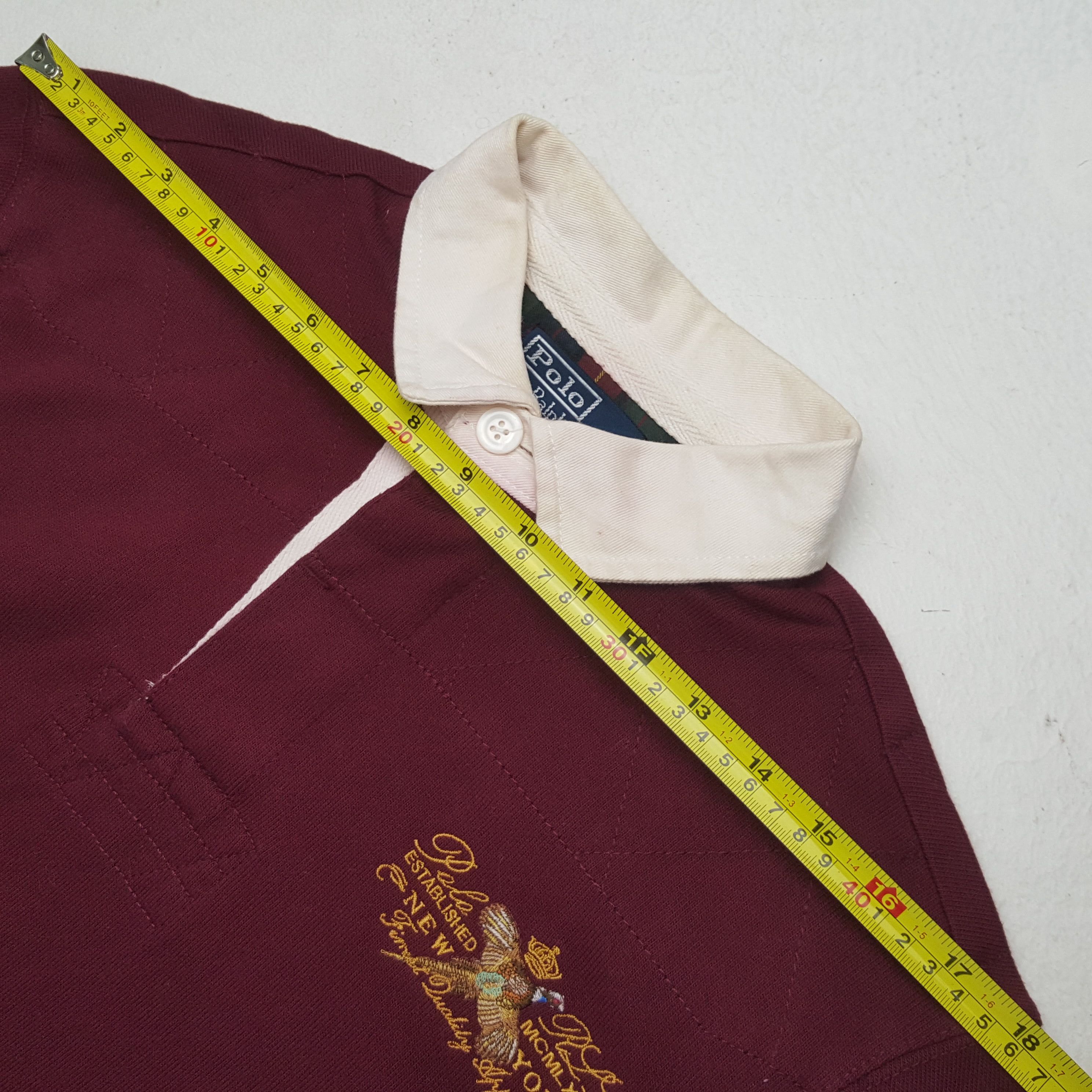 Polo Ralph Lauren Vintage Polo hy Ralph Lauren New York Rugby Polos RR9 Size US L / EU 52-54 / 3 - 5 Thumbnail