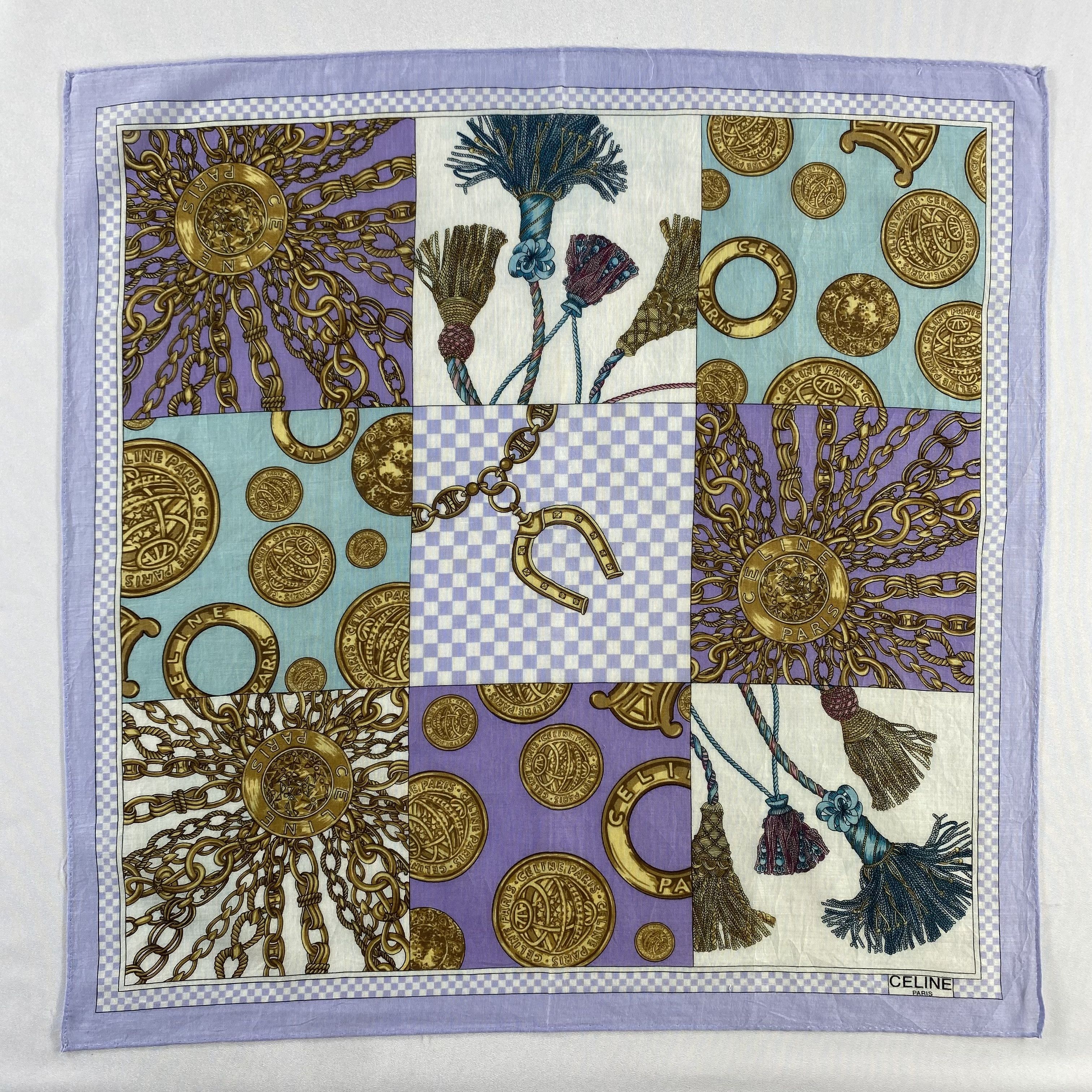 Celine × Vintage Celine Neckerchief / Bandana / Handkerchief-P909 Size ONE SIZE - 1 Thumbnail