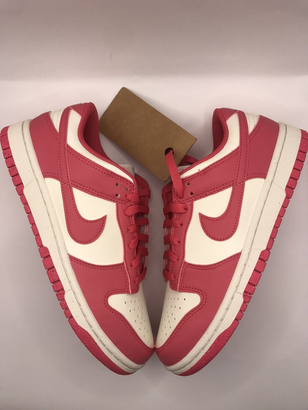 Nike Nike Dunk Low “Pink&White” Size US 9 / IT 39 - 2 Thumbnail