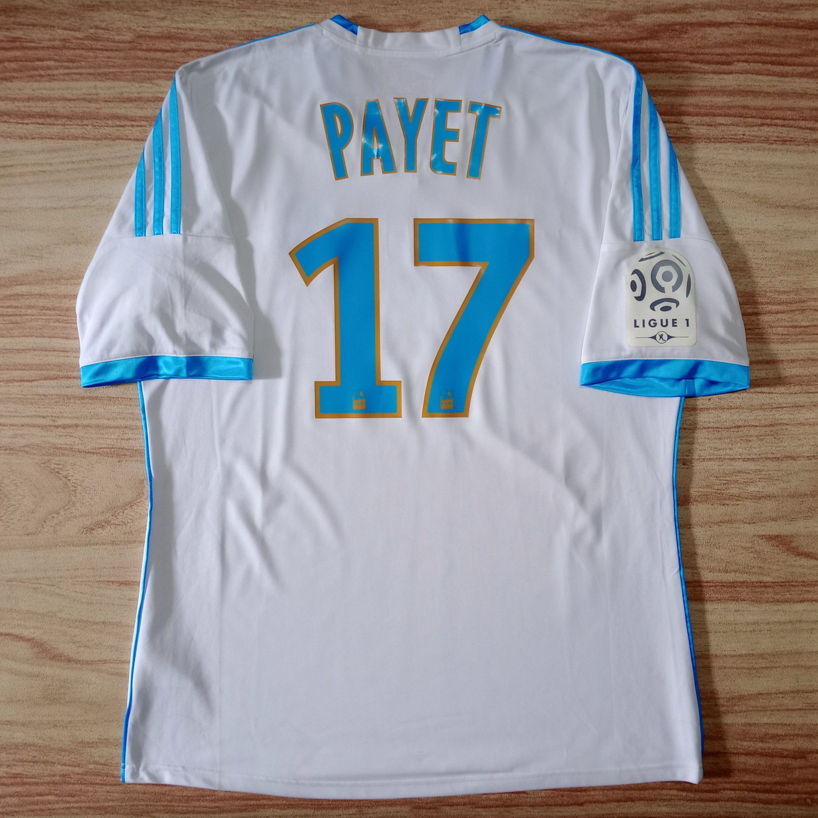 Adidas Olympique Marseille 2013-2014 Home Jersey Dimitri Payet 17 Size US L / EU 52-54 / 3 - 2 Thumbnail