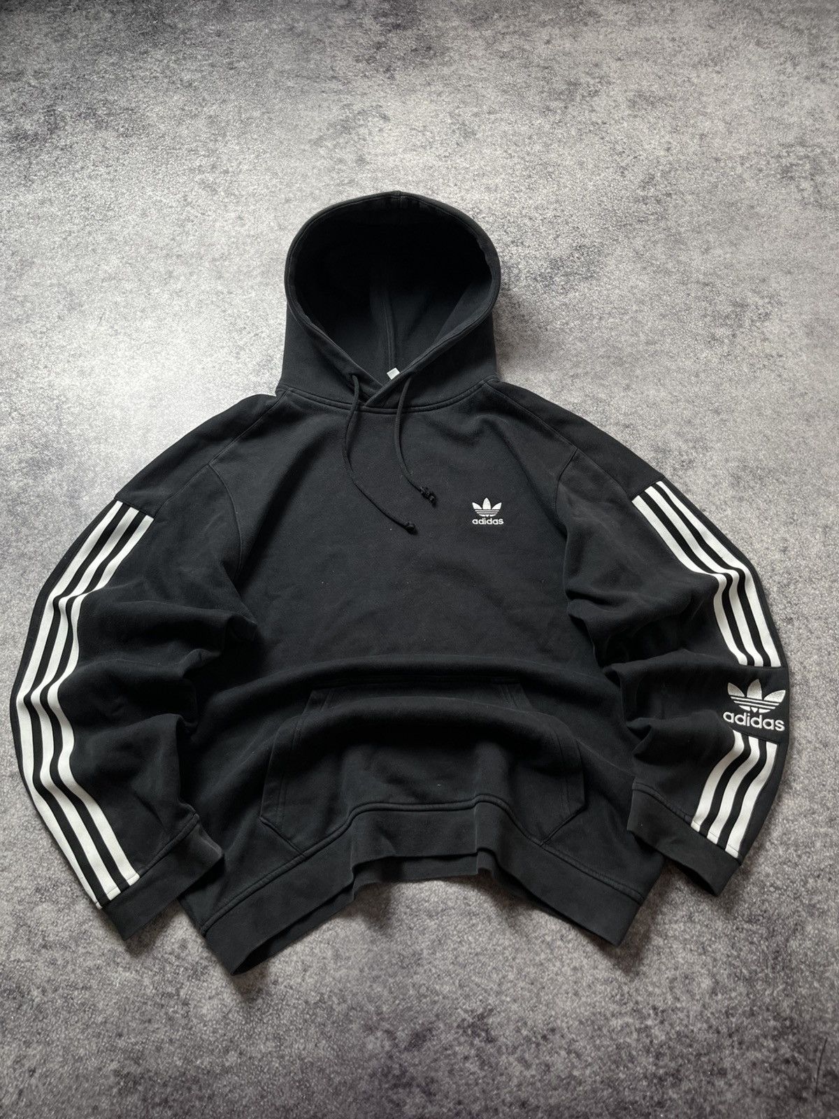Adidas 🔥CRAZY ADIDAS BALENCIAGA VIBE OPIUM BOXY HOODIE Y2K 00’S Size US S / EU 44-46 / 1 - 11 Thumbnail