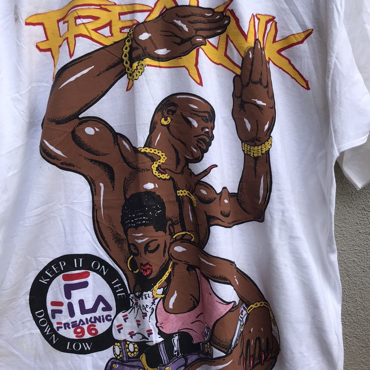 Rap Tees Vintage rare 90s FREAKNIK Atlanta festival rap tee hiphop Size US XL / EU 56 / 4 - 3 Thumbnail