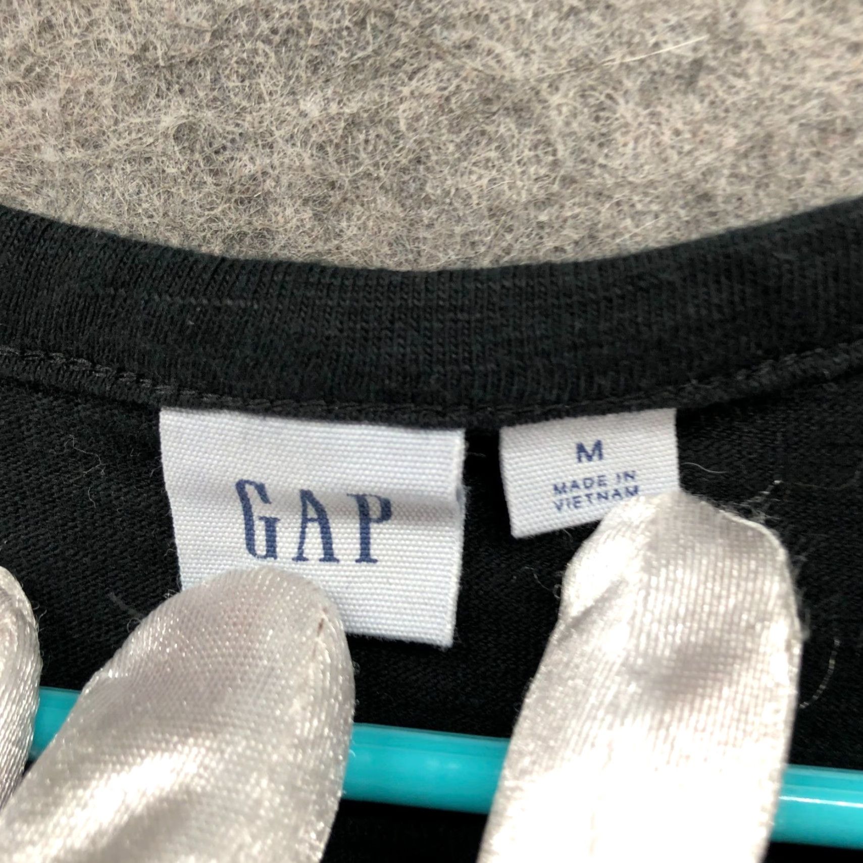 Gap Gap T Shirt Dress Womens M Black Crewneck Pocket Tee Knee Length Short Sleeve Size M / US 6-8 / IT 42-44 - 8 Thumbnail