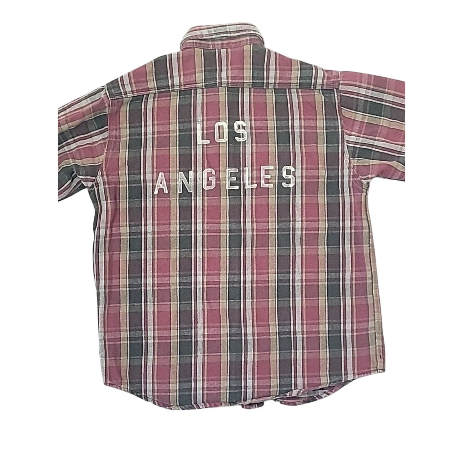 VTG Carhartt Red Plaid Flannel Shirt Thrash Streetwear S