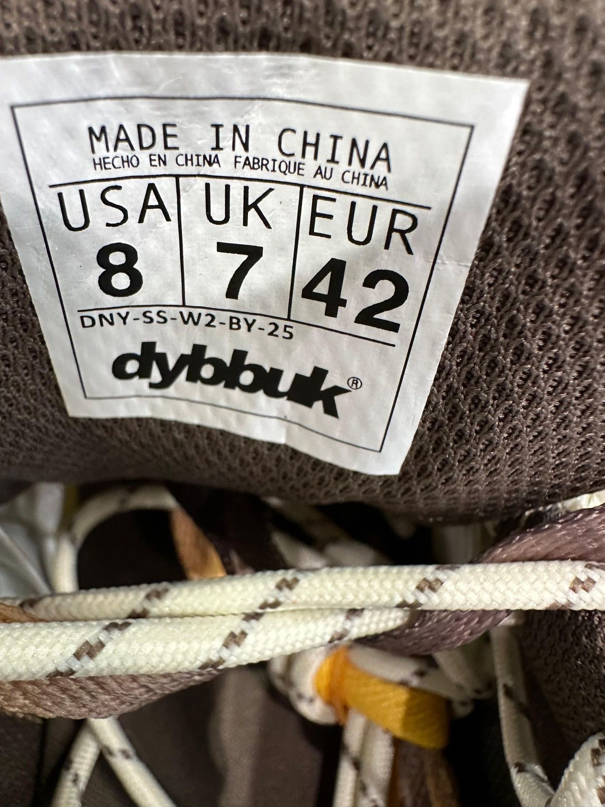 Dybbuk DYBBUK - Vortex V.2 Sneakers Brown Yellow Size US 8 / EU 41 - 6 Thumbnail