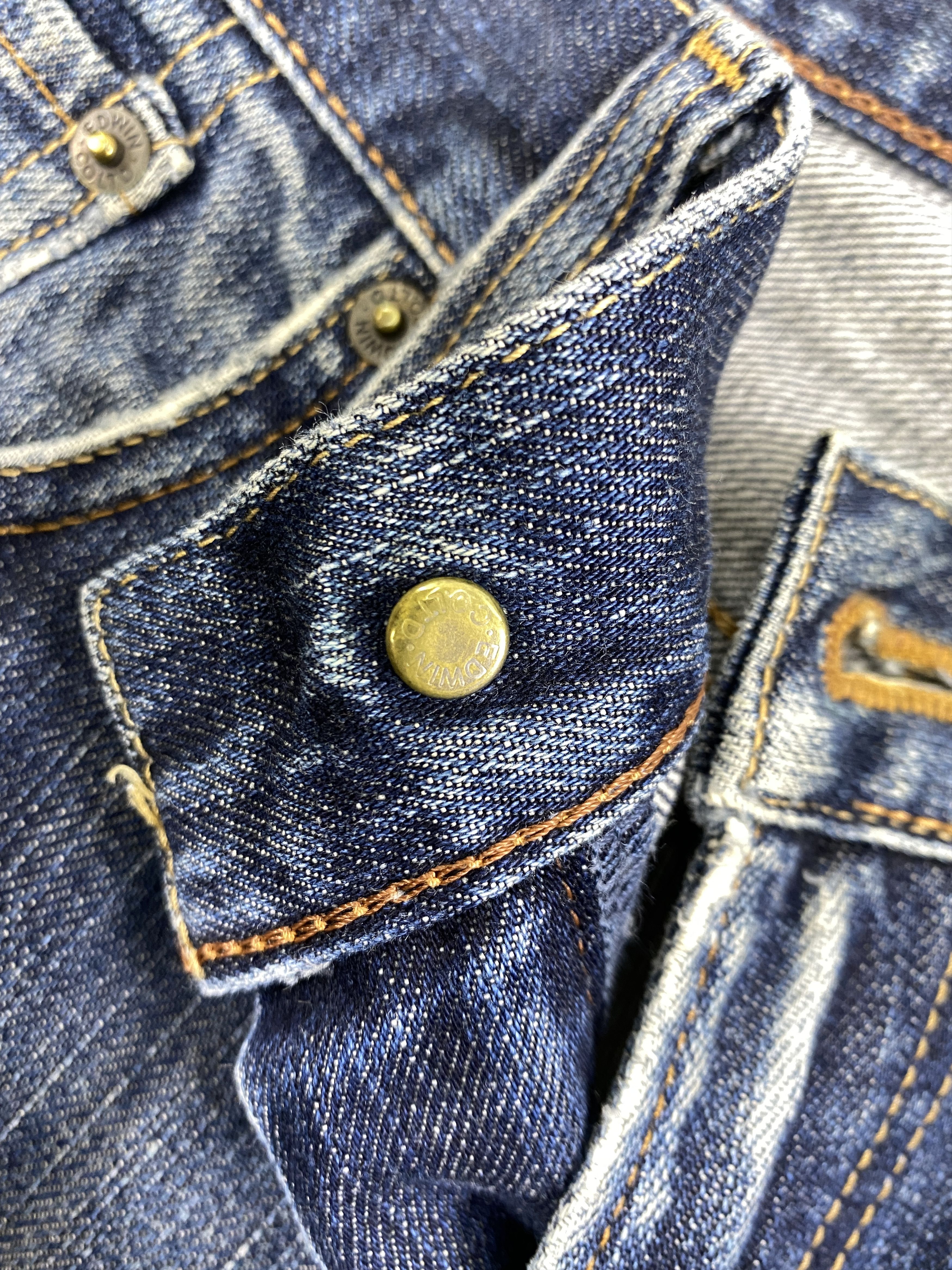 Edwin Edwin Japan Distressed Jeans 31x30.5 -JN040 Size US 31 - 7 Thumbnail