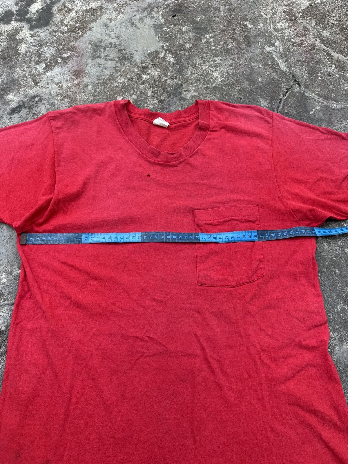 Vintage Pocket Tees Faded Trashed Vintage Fruit Of The Loom Size US L / EU 52-54 / 3 - 7 Thumbnail
