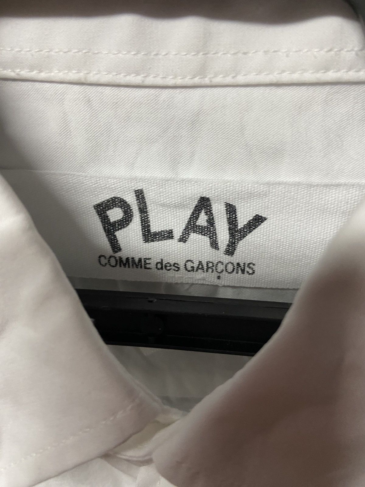 Comme des Garcons Comme Des Garcons Play White Shirt Size US M / EU 48-50 / 2 - 4 Thumbnail