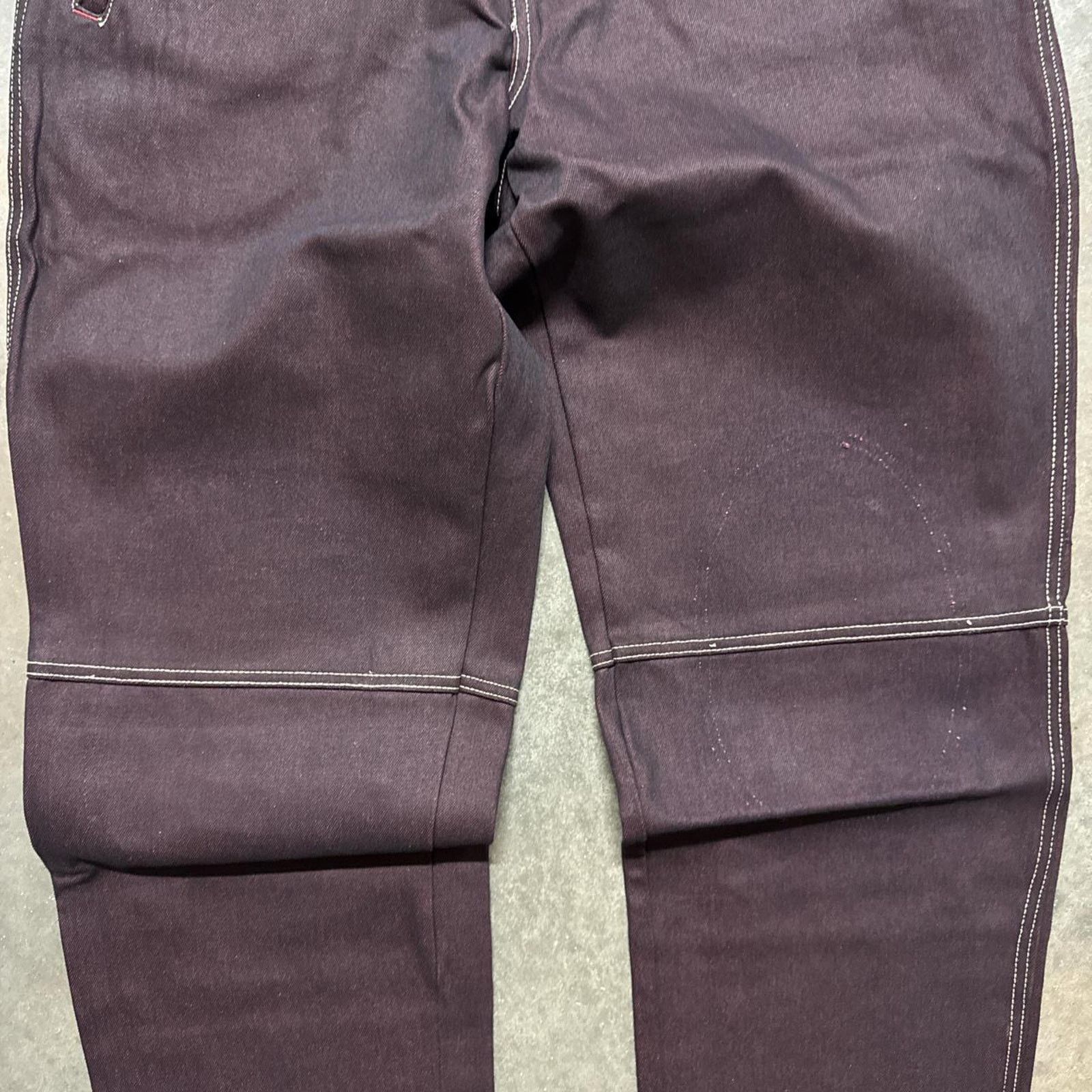 Vintage Vintage Y2K Willie Esco Wine Red Baggy HipHop Baggy Jeans Size US 34 / EU 50 - 4 Thumbnail