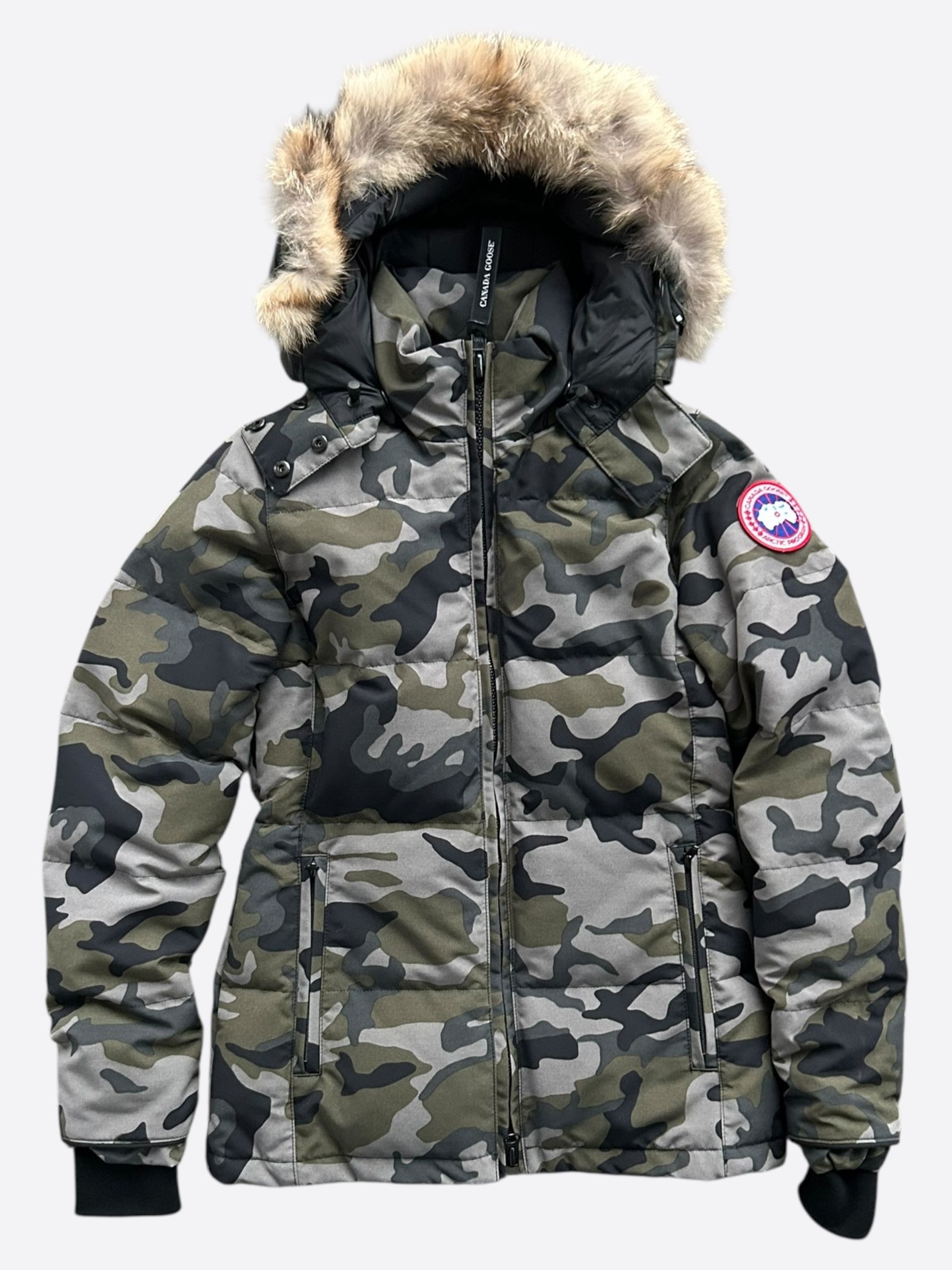 Canada Goose Green Camo Chelsea Women's Jacket - Main Image