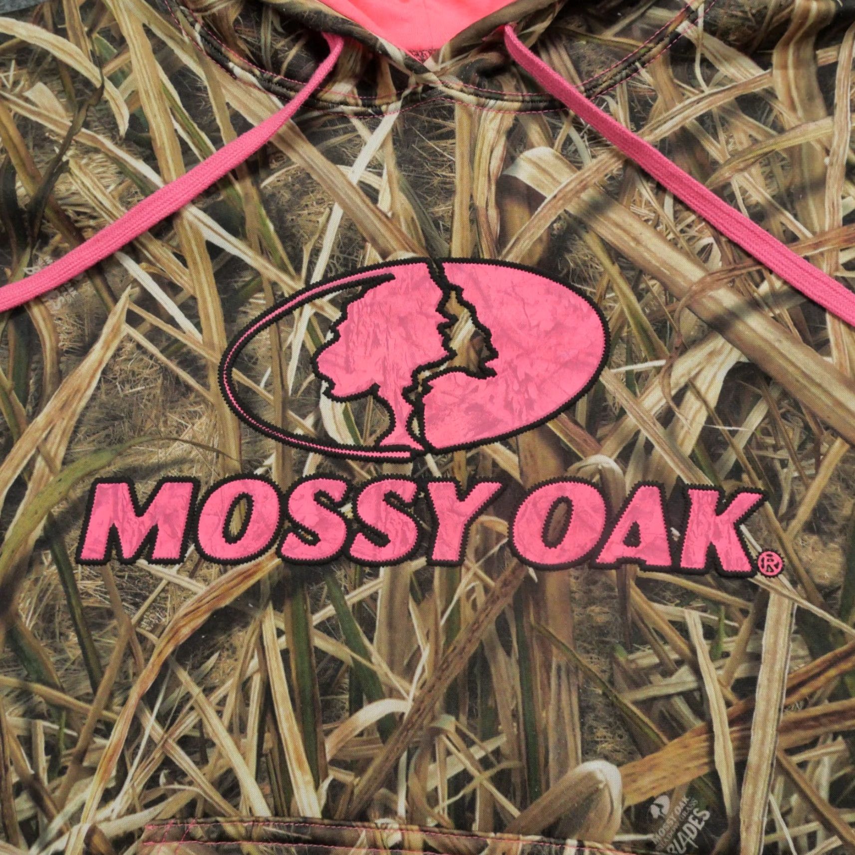 Vintage VINTAGE Mossy Oak Hoodie Womens Medium Brown Pink Camouflage Shadow Grass Blades Size M / US 6-8 / IT 42-44 - 2 Thumbnail