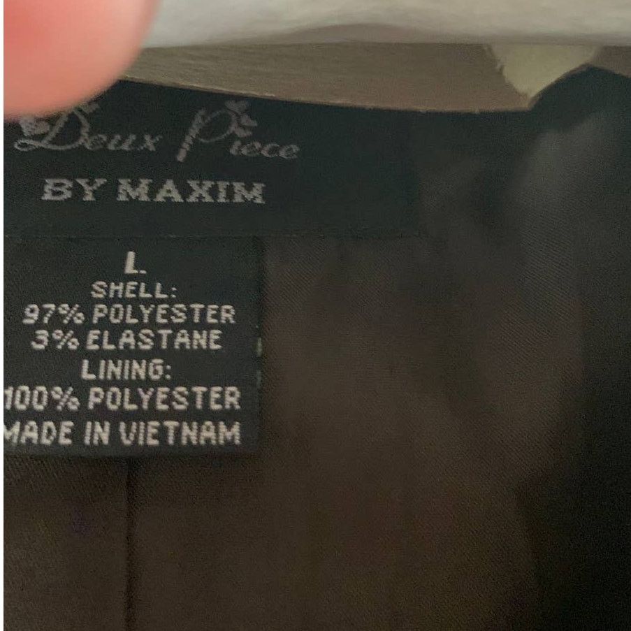 Other Deux Piece Suits Womens Size Large Brown Formal Size L / US 10 / IT 46 - 4 Thumbnail