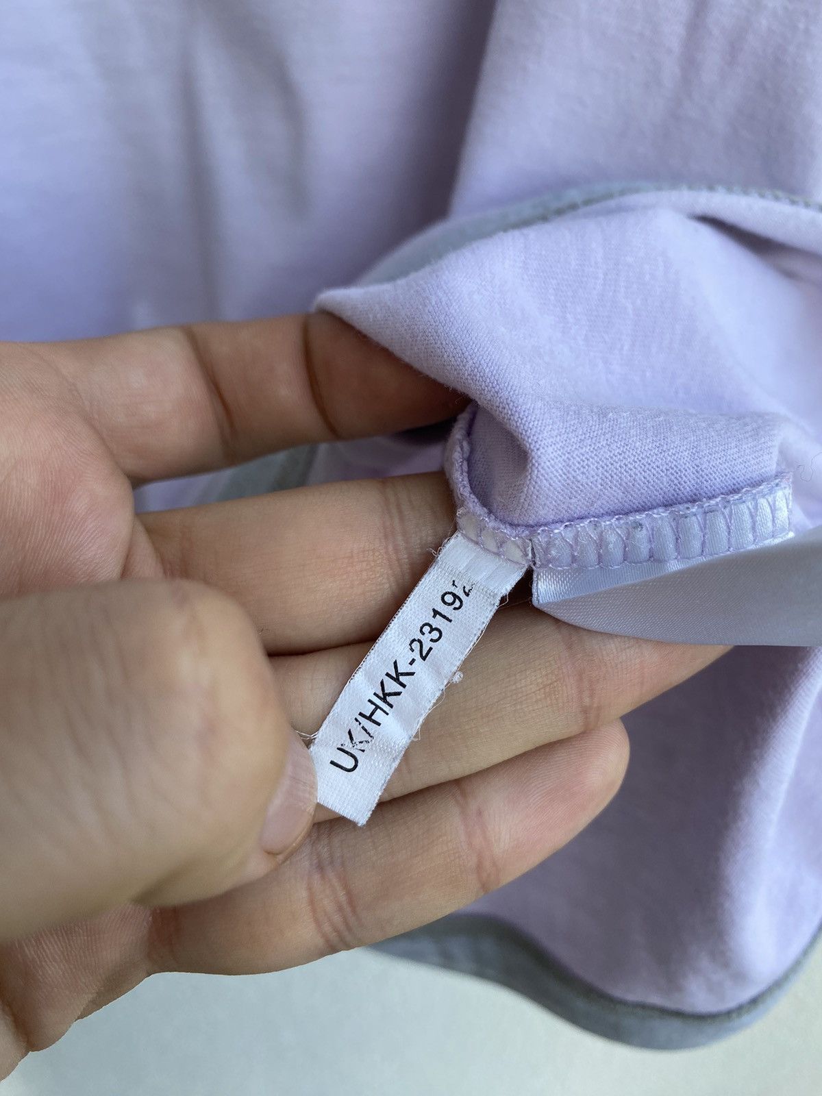 Yves Saint Laurent Lilac YSL T-Shirt Big Logo Double Layer YSL Shirt YSL Tee Size US L / EU 52-54 / 3 - 5 Thumbnail