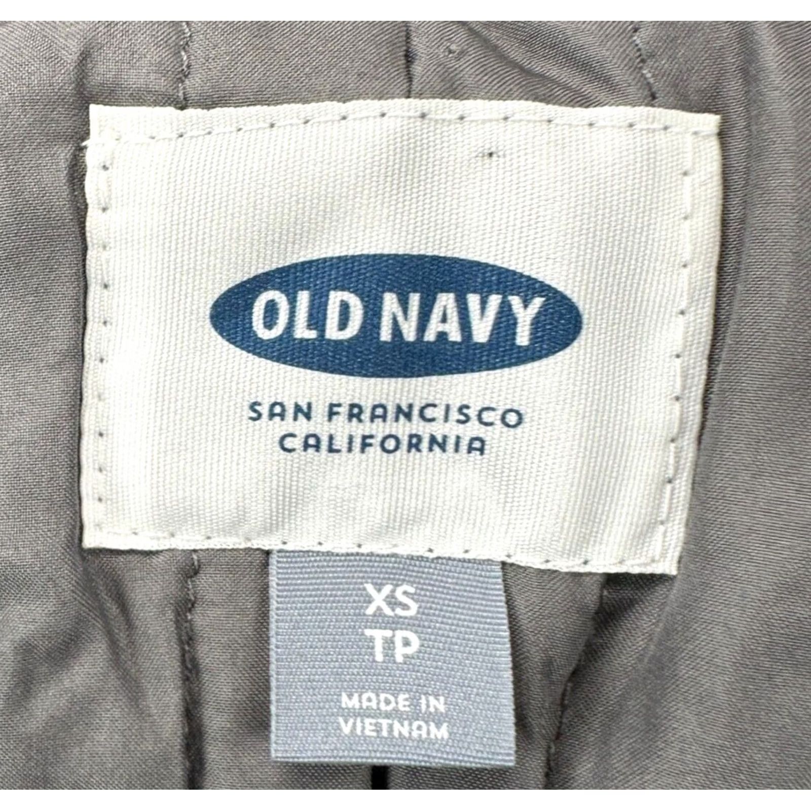 Old Navy Old Navy Jacket Womens XS Grey Wool Blend Toggle Button Faux Fur Hooded Coat NEW Size XS / US 0-2 / IT 36-38 - 6 Thumbnail