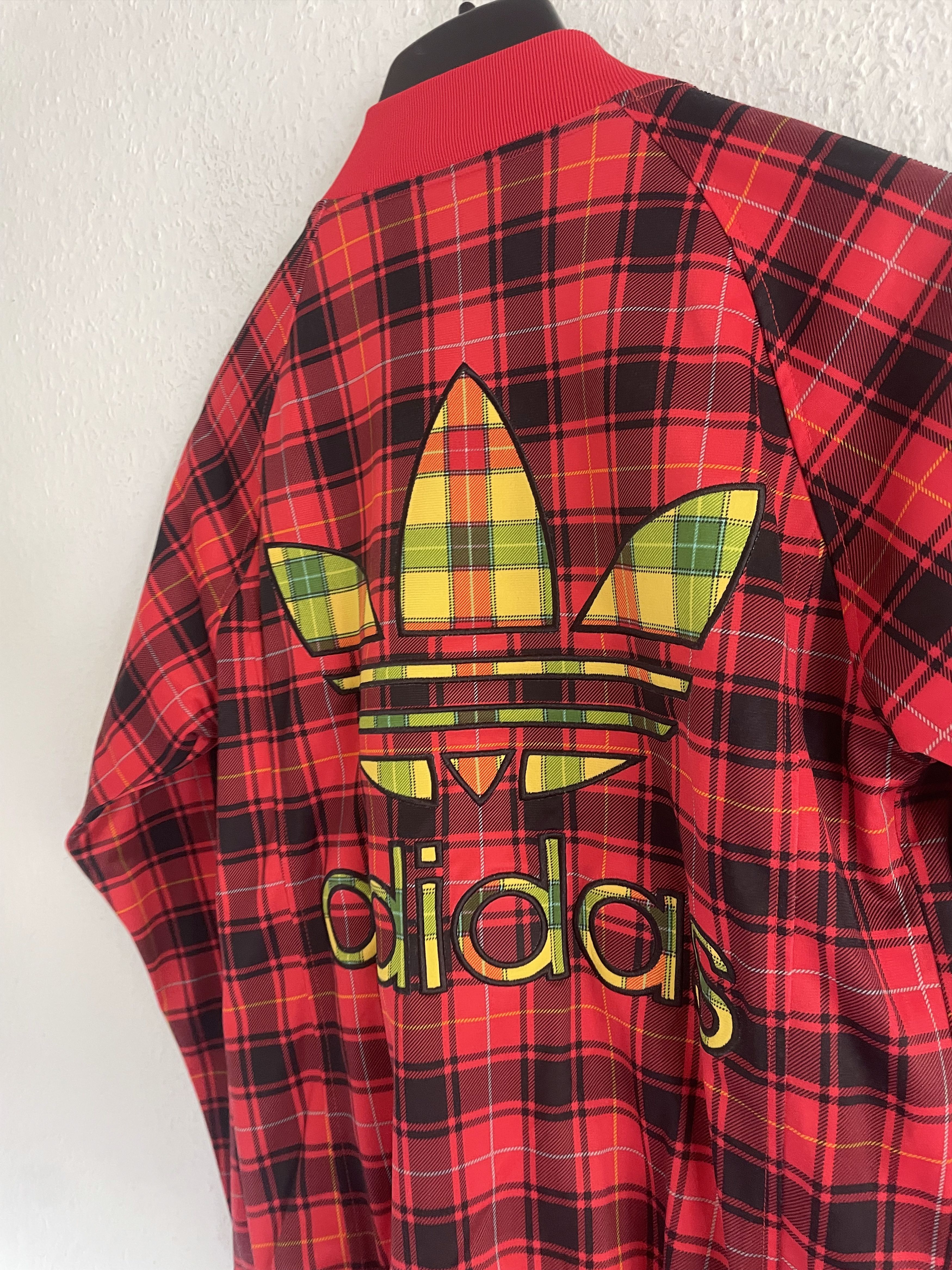 Adidas × Jeremy Scott SS13 Ruffle Plaid Track Jacket Size US S / EU 44-46 / 1 - 11 Thumbnail