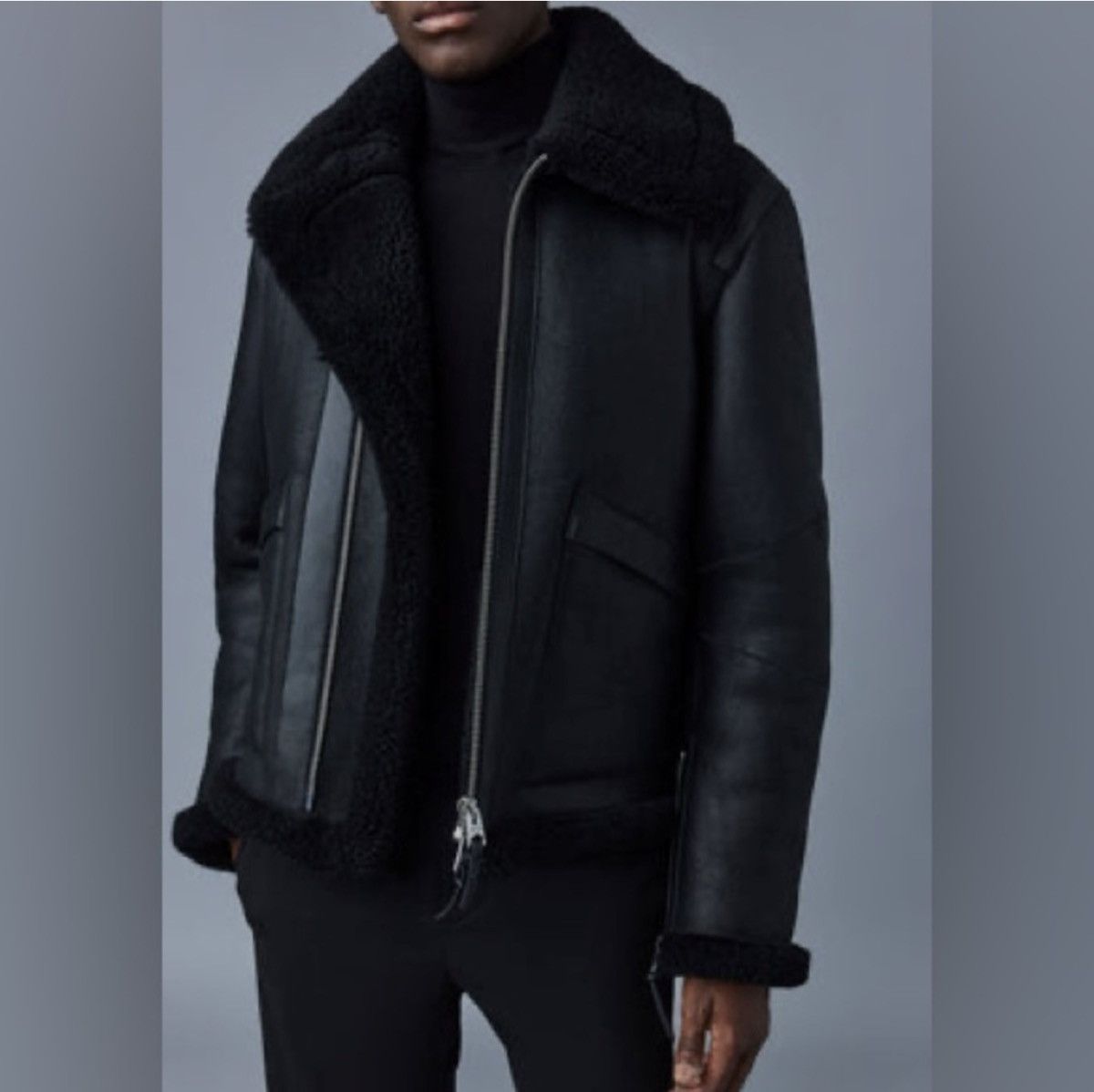 Mackage Mackage Kristian Black Sheepskin Shearling Coat Size US S / EU 44-46 / 1 - 17 Thumbnail