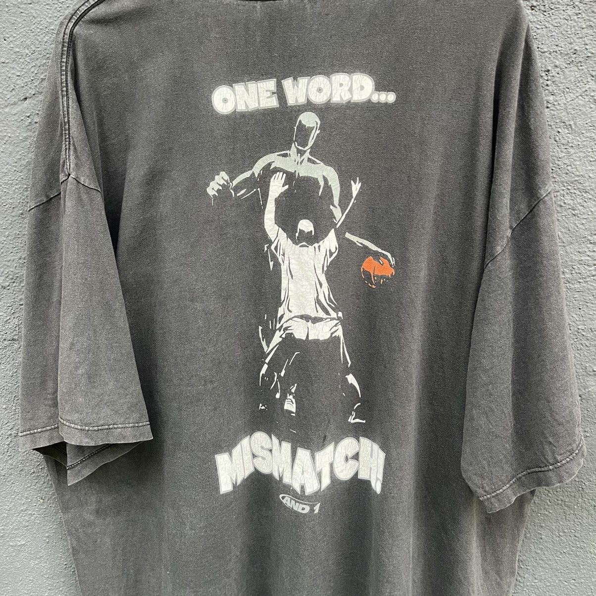 Vintage Thrashed Faded Vintage And 1 Basketball Tee Size US XXL / EU 58 / 5 - 2 Thumbnail