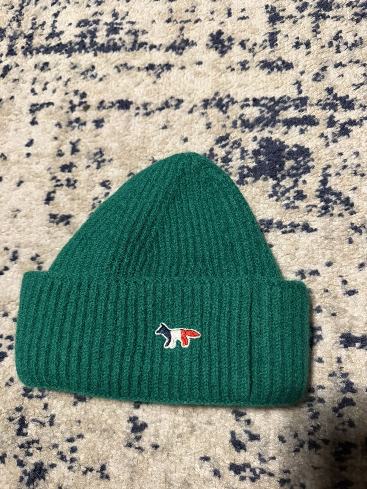 Maison Kitsune Maison kitsune Green Beanie Size ONE SIZE - 1 Thumbnail