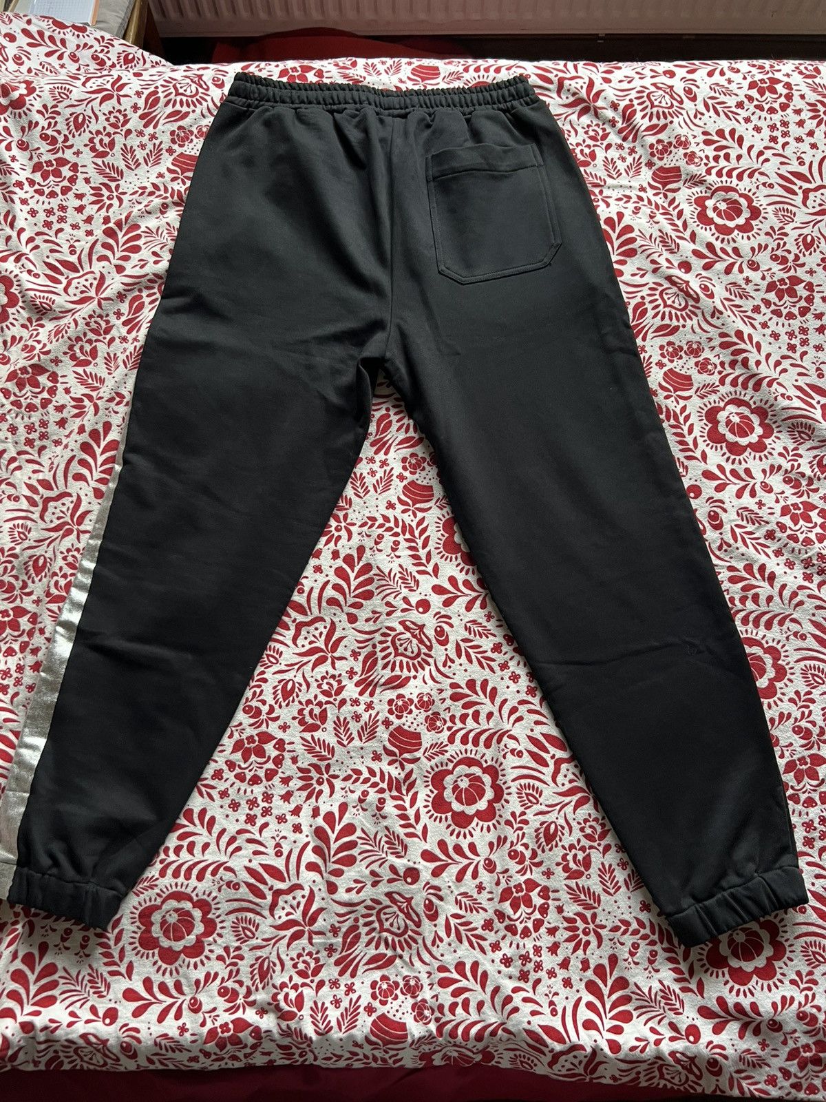 Helmut Lang Helmut Lang Silver striped sweatpants Size US 38 / EU 54 - 2 Thumbnail