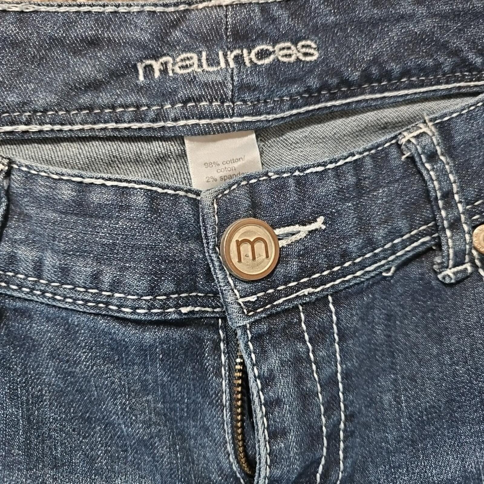Other Maurices 9/10 Curvy Jeans Size 32" / US 10 / IT 46 - 2 Thumbnail
