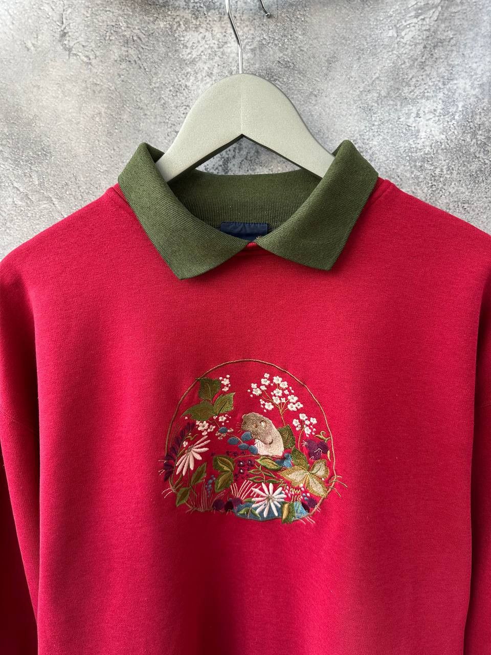 Other Tulchan Vintage Polo Sweater "Beaver" Jumper Long Sleeve Size L / US 10 / IT 46 - 5 Thumbnail