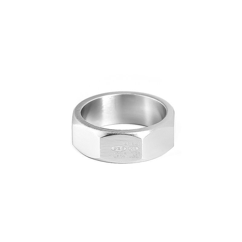 Jewelry Crazy Jewelry Rings Open Size Chrome Ring (Size 7-13) Size ONE SIZE - 4 Thumbnail