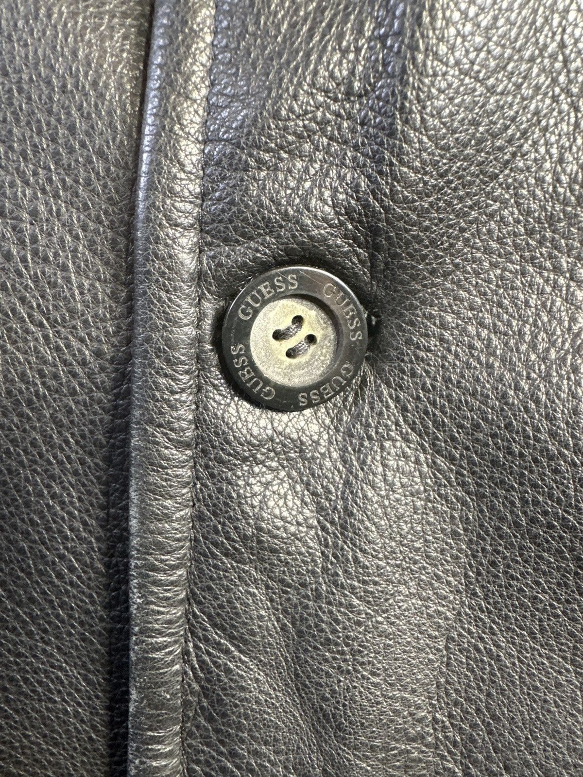 Guess Guess 1981 Genuine Leather Jacket Size US L / EU 52-54 / 3 - 7 Thumbnail